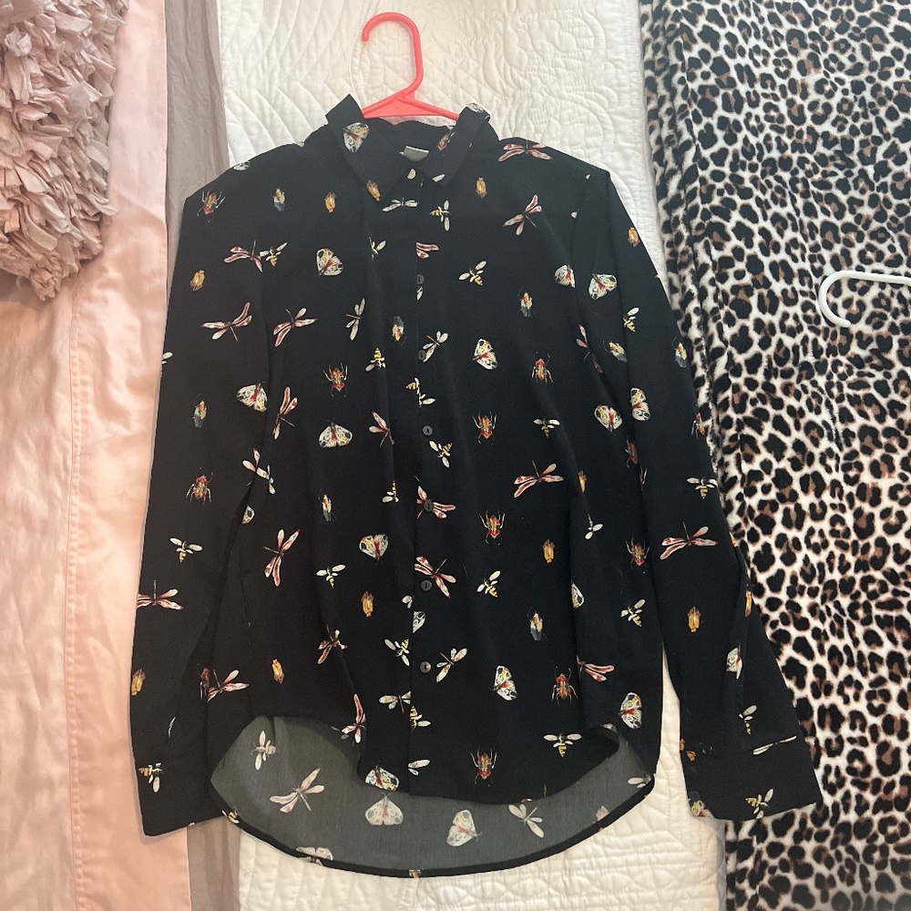 H&M button up blouse